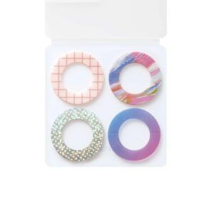 KING JIM | Pegatinas Coffret COSMETIC MOTIF - Ring Lilac Pink