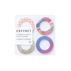 KING JIM | Pegatinas Coffret COSMETIC MOTIF - Ring Lilac Pink