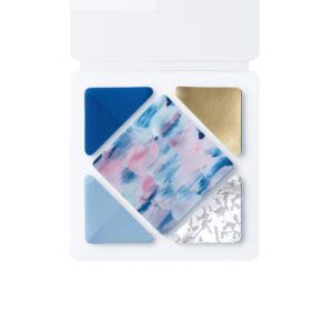 KING JIM | Pegatinas Coffret COSMETIC MOTIF - Square Horizon Blue