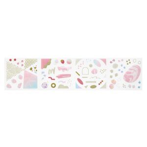 KING JIM | Rollo Pegatinas (120) COFFRET ROLL - Lilac Pink