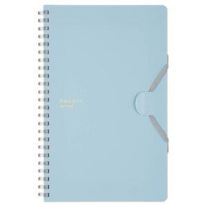 KOKUYO | Cuaderno Soft Ring A5 Slim Cuadriculado PENOTT - Azul