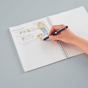 KOKUYO | Cuaderno Soft Ring A5 Rayado (80 hojas) - Natural Navy