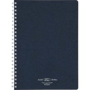 KOKUYO | Cuaderno Soft Ring A5 Rayado (80 hojas) - Natural Navy