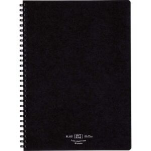 KOKUYO | Cuaderno Soft Ring B5 Rayado (80 hojas) - Natural Black