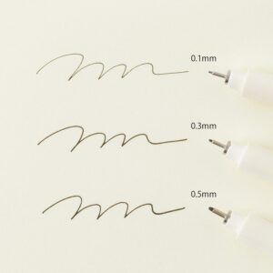 MD PRODUCT | Rotulador Permanente Negro - 0.5 mm