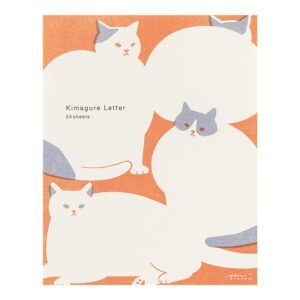 MIDORI | Bloc 24 Papeles de Carta Kimagure Easy&Cozy - Cat