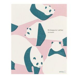 MIDORI | Bloc 24 Papeles de Carta Kimagure Easy&Cozy - Panda