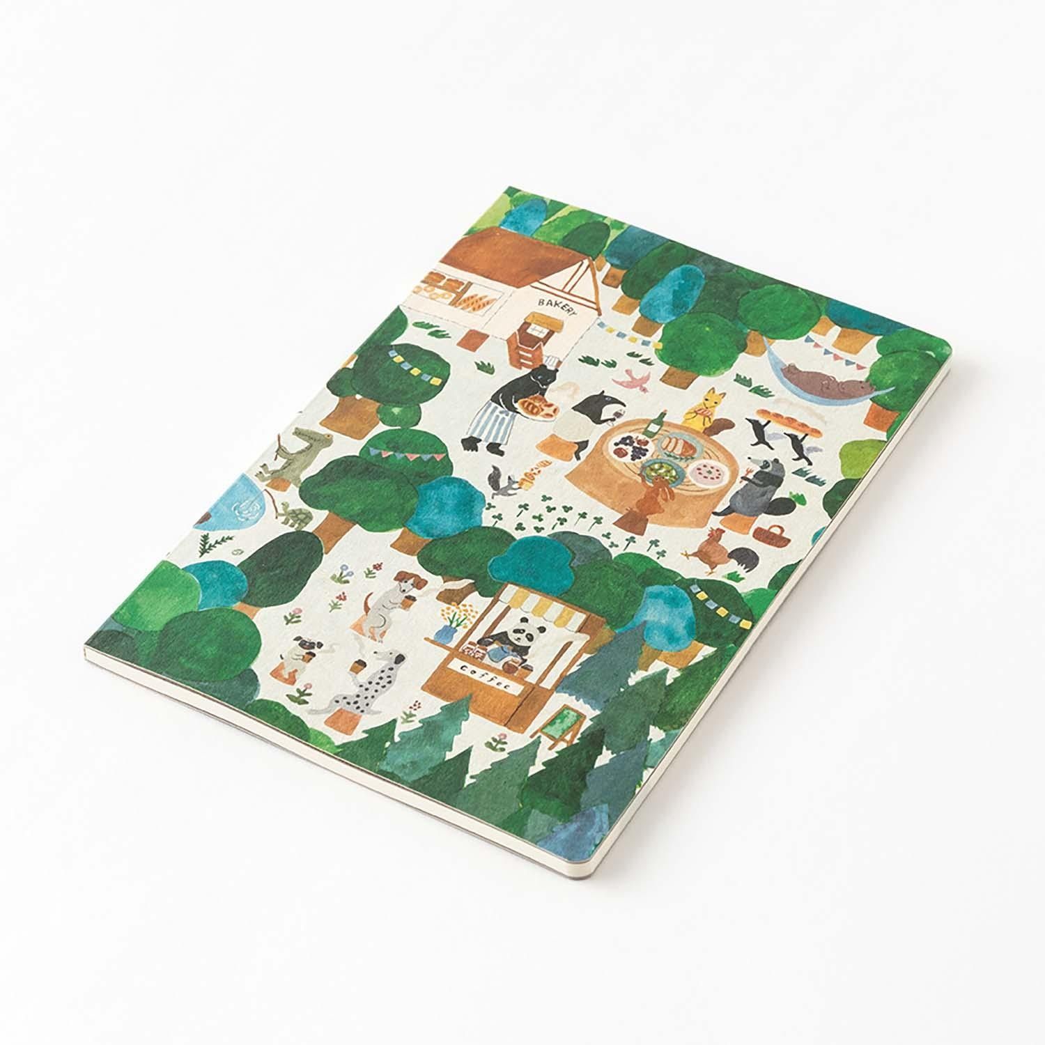 MIDORI | Cuaderno B6 Malla Puntos YURU LOG - Forest Animal - Imagen 9