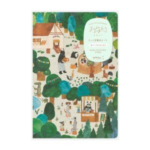MIDORI | Cuaderno B6 Malla Puntos YURU LOG - Forest Animal