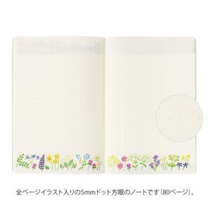 MIDORI | Cuaderno B6 Malla Puntos YURU LOG - Scandinavia