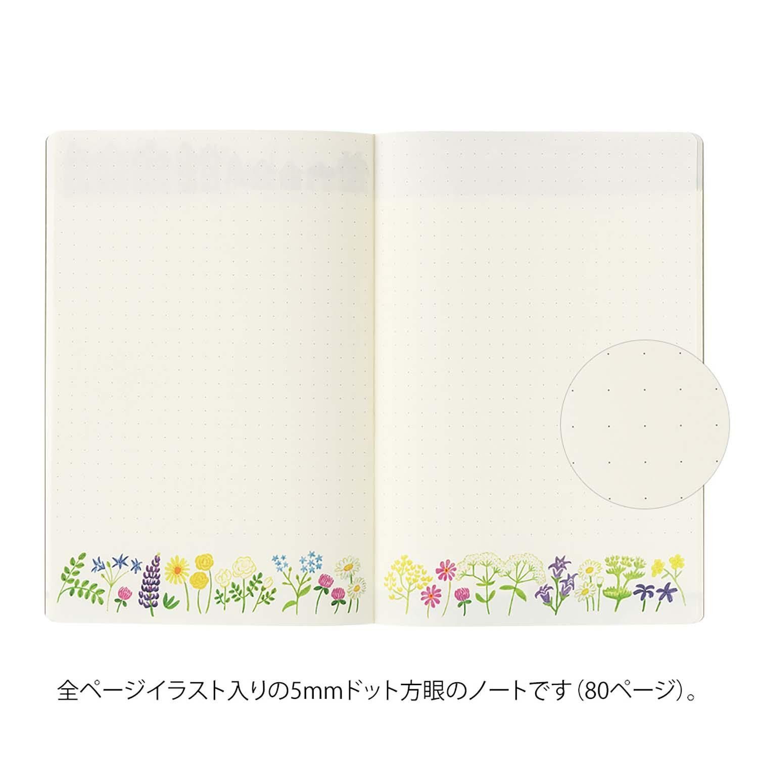 MIDORI | Cuaderno B6 Malla Puntos YURU LOG - Scandinavia - Imagen 2