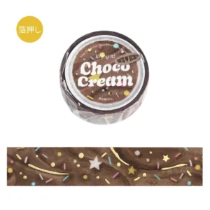 BGM | Masking Tape 15 mm x 5 m WE LOVE ICE - Choco Cream