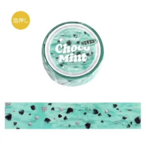 BGM | Masking Tape 15 mm x 5 m WE LOVE ICE - Choco Mint