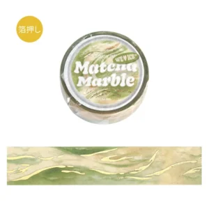 BGM | Masking Tape 15 mm x 5 m WE LOVE ICE - Matcha Marble