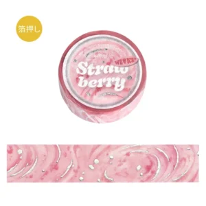 BGM | Masking Tape 15 mm x 5 m WE LOVE ICE - Strawberry
