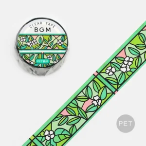 BGM | Masking Tape 20 mm x 5 m CLEAR STAINED GLASS - Evergreen