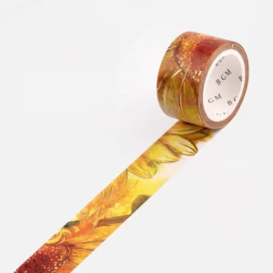 BGM | Masking Tape 20 mm x 5 m WATERCOLOR FLOWER - Sunflower
