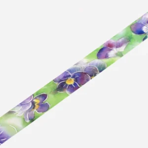 BGM | Masking Tape 20 mm x 5 m WATERCOLOR FLOWER - Violet