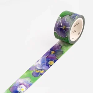 BGM | Masking Tape 20 mm x 5 m WATERCOLOR FLOWER - Violet