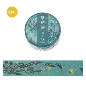 BGM | Masking Tape 20 mm x 5 m WILD FLOWERS GUIDE - Dandelion