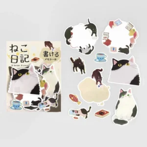 BGM | Notas adhesivas CAT DIARY Memo Sticker (30) - Black