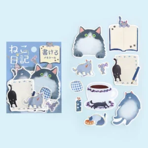 BGM | Notas adhesivas CAT DIARY Memo Sticker (30) - Blue
