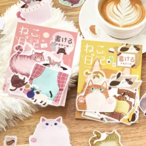 BGM | Notas adhesivas CAT DIARY Memo Sticker (30) - Pink