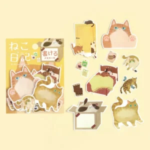 BGM | Notas adhesivas CAT DIARY Memo Sticker (30) - Yellow