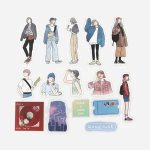 BGM | Pegatinas Sticker Flake COORDINATE WATERCOLOR (45) - Boy Style