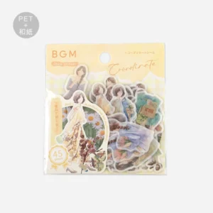 BGM | Pegatinas Sticker Flake COORDINATE WATERCOLOR (45) - Flower
