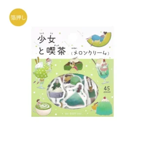 BGM | Pegatinas Sticker Flake GIRL & CAFE (45) - Melon Cream