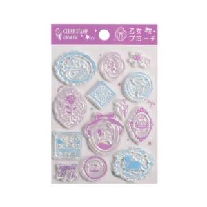 BGM | Set 13 Sellos para Metacrilato CLEAR STAMP - Maiden Brooch