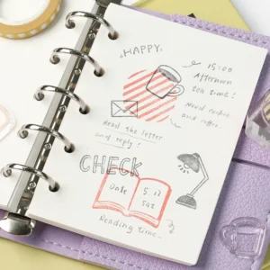 BGM | Set 17 Sellos para Metacrilato CLEAR STAMP - Lifestyle Diary
