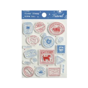 BGM | Set 17 Sellos para Metacrilato CLEAR STAMP - Travel