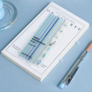ICONIC | Marcadores Adhesivos (160) - Index Long Highlighter MARK 14 Aqua