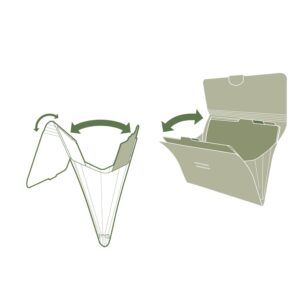 KOKUYO | Carpeta Archivadora 6 bolsillos A4 NOVITA - Green
