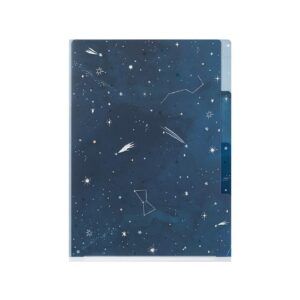 MIDORI | Archivador 3 fundas transparentes A5 - Starry Sky