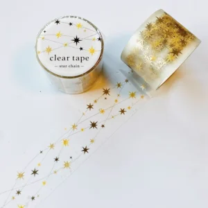 MIND WAVE | Masking Tape 30 mm x 5 m CLEAR - Star Chain