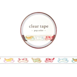 MIND WAVE | Masking Tape 7 mm x 5 m CLEAR POP COLOR - Dog