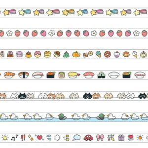 MIND WAVE | Masking Tape 7 mm x 5 m CLEAR POP ICON - Sushi