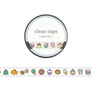 MIND WAVE | Masking Tape 7 mm x 5 m CLEAR POP ICON - Sweets