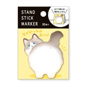 MIND WAVE | Notas adhesivas Stand Stick Marker - Furry Cat's Butt