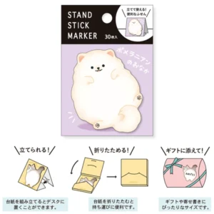 MIND WAVE | Notas adhesivas Stand Stick Marker - Pomeranian's Tummy