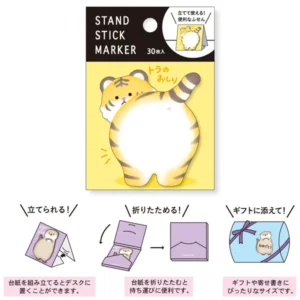 MIND WAVE | Notas adhesivas Stand Stick Marker - Tiger's Butt