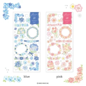 MIND WAVE | Pegatinas FLORIA Sticker - Blue