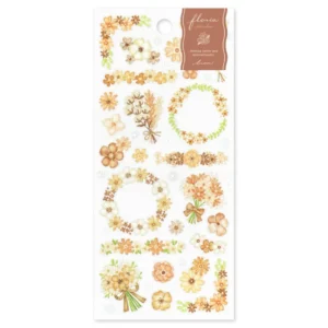 MIND WAVE | Pegatinas FLORIA Sticker - Brown