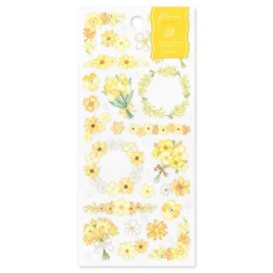 MIND WAVE | Pegatinas FLORIA Sticker - Yellow