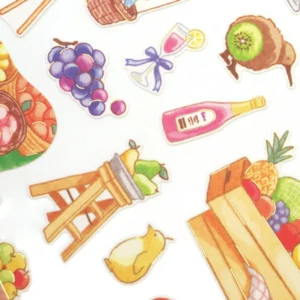 MIND WAVE | Pegatinas FUSHIGI NA SEKAI Sticker – Bountiful Fruit Harvest