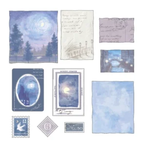 MIND WAVE | Pegatinas LANDSCAPE Flake Sticker - Moonlight