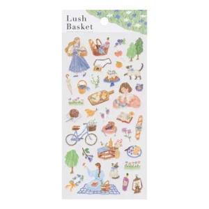 MIND WAVE | Pegatinas LUSH BASKET Sticker – Blue